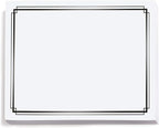 PaperDirect Foil Elegance Specialty Certificates, 50 Sheets of 38lb White Paper by PaperDirect