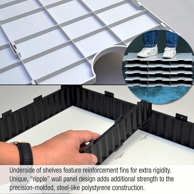 Desktop Organizer 12 Letter Tray Sorter Plus Riser Storage Base & 3 Storage - Image 9