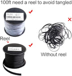 100ft - 3/8 inch PET Expandable Braided Sleeving – Black – Alex Tech Braided - Image 6