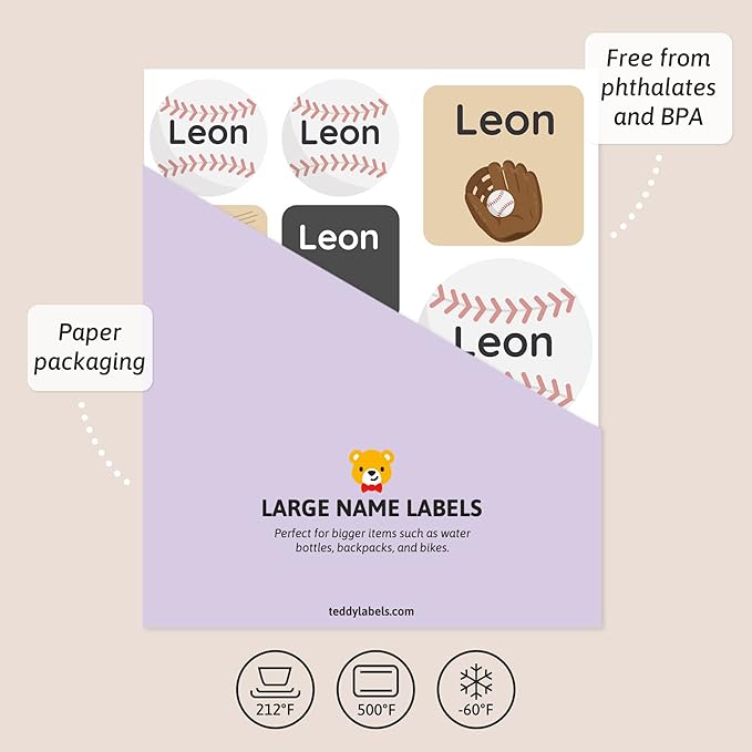 Large Name Labels for Kids - Image 3
