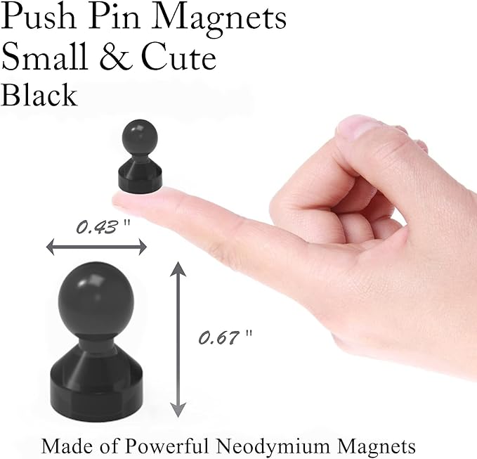 MHDMAG Magnetic Push Pins Powerful Push Pin Magnets - Image 2