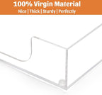 AZFUNN Acrylic Letter-Size Tray, Sturdy Heavy-Duty Clear Printer Paper Tray - Image 7