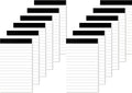 Nichela 12 Pack Small Notepad, 3 x 5 Inch Ultra Quality Note Pads, Server Lined by Nichela