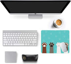 Auhoahsil Mouse Pad, 12 x 10 in Cute Cat Paws Theme Computer Mouse Pad - Image 3