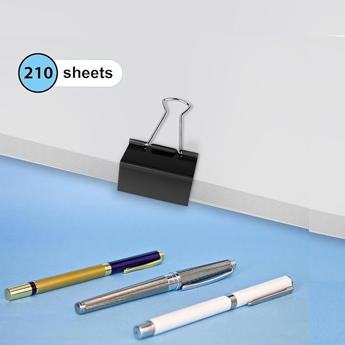 Ufmarine Extra Large Binder Clips 2 inch, Big Paper Clips - Image 5