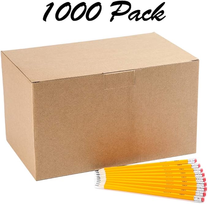 Madisi Wood-Cased #2 HB Pencils, Pre-sharpened, Bulk Pack, 1000 pencils - Image 2