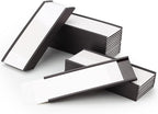 LLPT Magnetic Label Holder 4" x 2" 26 Packs C Channel White Paper Cards by LLPT-AllAboutAdhesiveTapes
