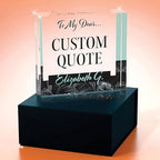 Custom Acrylic Sign Personalized, Custom Desk Name Plate, 18 Styles, - Image 3