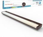 Leetdud LED Under Cabinet Lighting Hardwired or Plug in, 24 Inch 12W, Dimmable by Leetdud