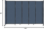 Versare Straightwall Sliding Portable Wall Partition | Freestanding Office - Image 7