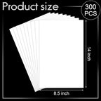 Mepase 300 Sheets Legal Size Cardstock 8.5" X 14" White Paper, 65lb Card Stock - Image 2