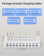 270W Charging Station for Multiple Devices, 20-Port USB Fast Charging Station - Image 8