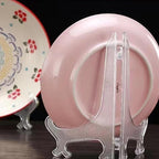 LonlyEagle 6 Pack 9 Inch Clear Plastic Easels or Stand/Plate Holders to Display - Image 6