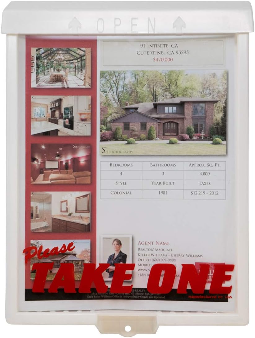 mediz outdoor real estate brochure box with snap, view 9