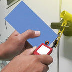SmartSign 6.25 x 3.125 inch “Blue” Blank Tyvek Shipping Tags - Image 6