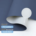 Bloss Grey Blue Desk Mat, Leather Desk Matt - Image 6