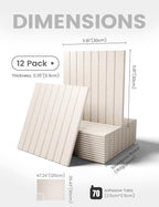 Fluxynara Large Felt Bulletin Board 48" x 36" Cork Board Alternative-12 Pack - Image 2