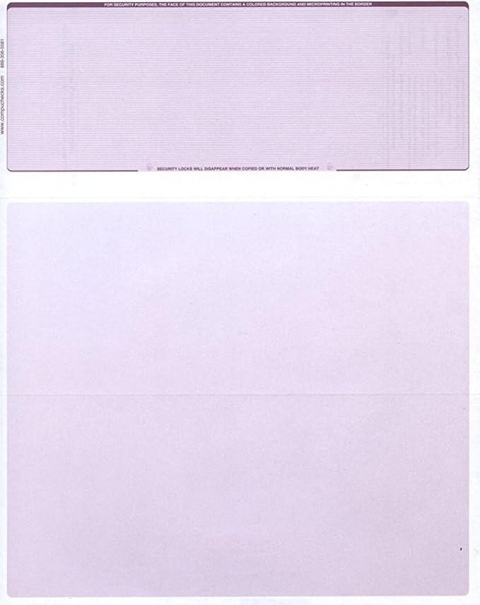 Compuchecks Check on Top Blank Check Paper by Compuchecks