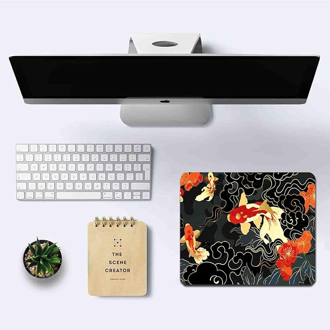 IMAYONDIA Japanese Koi Mouse Pad, Anime Mousepad - Image 6