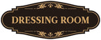 Dressing Room Sign for Door，Self-Adhesive Waterproof Vinyl Vintage Changing by LUHIMO