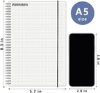 WRENBEN 3PCS Graph Grid 120GSM Thick Paper Spiral Notebooks - Image 7