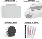 TOWON Small Glass Dry Erase Board, Desk White Board - Image 3