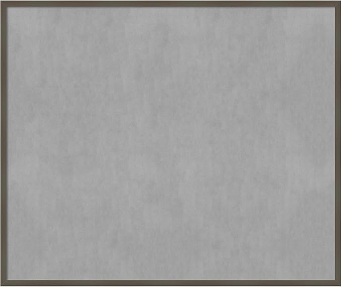Amanti Art Grey Framed Magnetic Board 41x49 Oversize Vision Board by AmantiArt