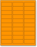 NextDayLabels - 8-1/2 x 11" Neon Color High Light Fluorescent Labels