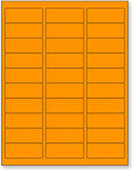 NextDayLabels - 8-1/2 x 11" Neon Color High Light Fluorescent Labels by NextDayLabels