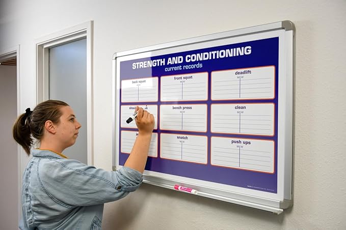 Strength and Conditioning Whiteboard 48" x 36" - Image 3