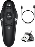 Presentation Clicker, Rechargeable Pointer, 2-in-1 USB Type C Powerpoint Clicker by NinjaABXY