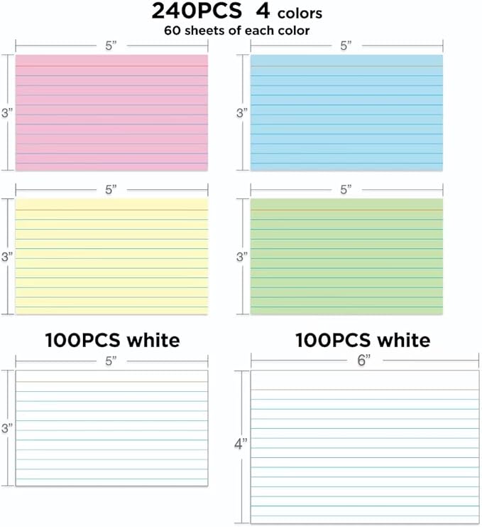 KAISA Colored Index Cards - Image 2