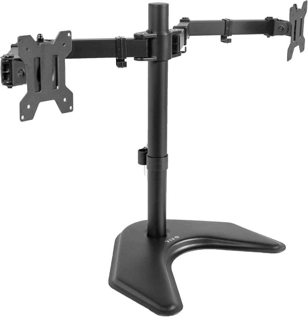 vivo dual led lcd monitor mount, free-standing desk, main product view