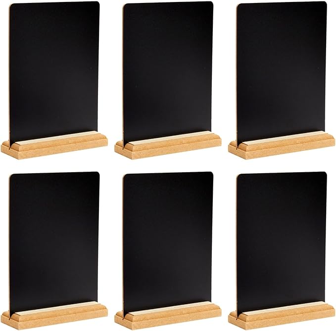 6 Pack Mini Chalkboard Signs - Image 9
