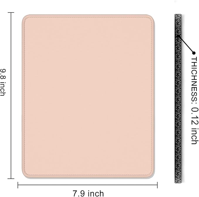 Auhoahsil Mouse Pad, 12 x 10 Inch Square Mousepad, 3mm Thick Rubber Mouse Mat - Image 7