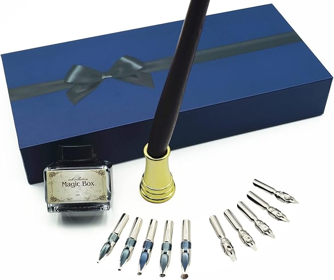 Plotube Wooden Pen Calligraphy Set - Image 3