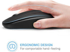 VssoPlor Wireless Mouse, 2.4G Slim Portable Computer Laptop Mouse - Image 4