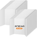 Ctosree 36 Pcs 48 * 36 Inch Tri Fold Poster Board Bulk, Science Fair Project