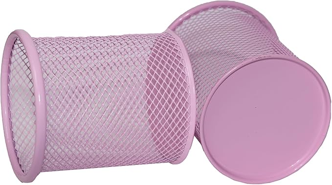 SNOW COOLER Pen Holder Mesh Pencil Holder Metal Pen Holder Cup Pencil Cup Holder - Image 2