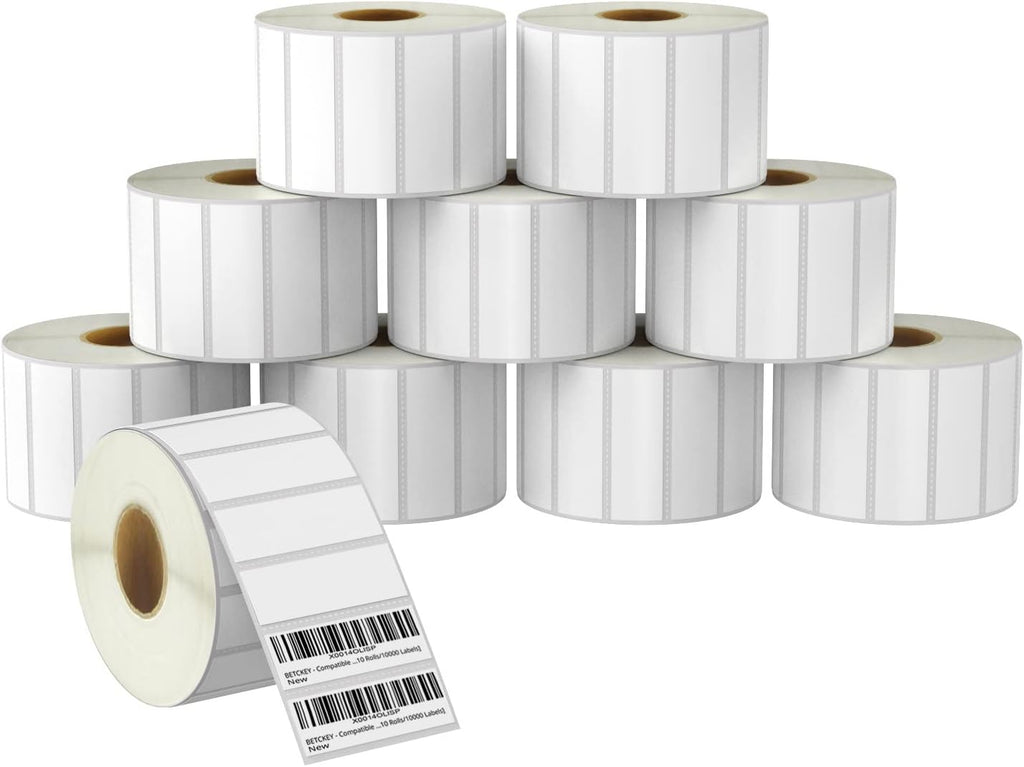 BETCKEY - 3" x 1" UPC Barcode & Address Labels Compatible