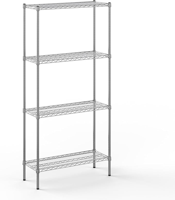 Regal Altair 14" Deep x 36" Wide x 74" Height Wire Shelving Kit | 4-Tier | NSF by Regal+Altair