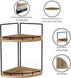 Dorhors 2-Tier Bathroom Counter Organizer, Vanity Counter Corner Shelf - Image 4