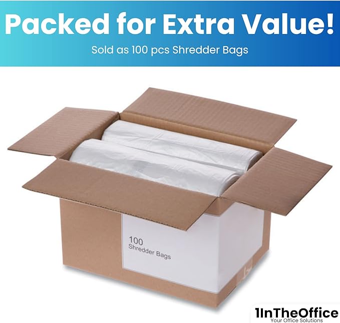 1InTheOffice Shredder Bags 15.8 Gallon, Paper Shredder Waste bags 15.8 Gal. - Image 5