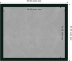 Amanti Art Black Framed Magnetic Board 44x52 Oversize Vision Board - Image 4