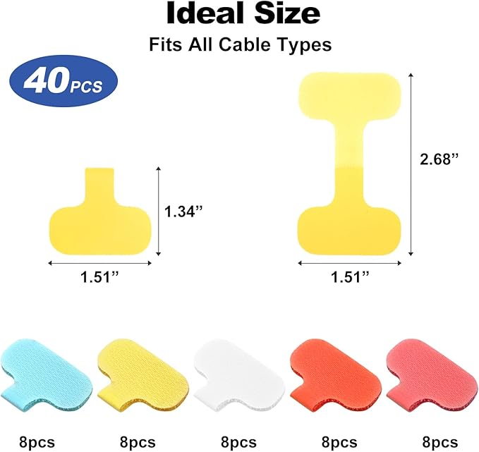 SZ.haitun 40 Pack Cable Labels Tags - Image 6