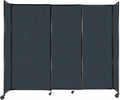Versare Straightwall Sliding Portable Wall Partition | Freestanding Office by VERSARE