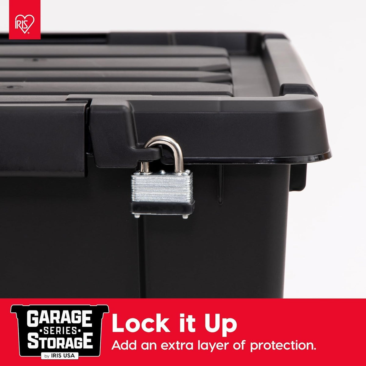 iris usa 6-pack 20 gal heavy duty lockable, package contents