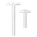 CYFUN DESIGN 12" 6" Acrylic T-Square Ruler Precision Marking T Square Ruler by CYFUNDESIGN