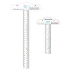 CYFUN DESIGN 12" 6" Acrylic T-Square Ruler Precision Marking T Square Ruler by CYFUNDESIGN