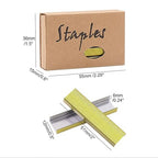 NatSumeBasics 6000 Pure Gold Staples Yellow Colored Staples - Image 6